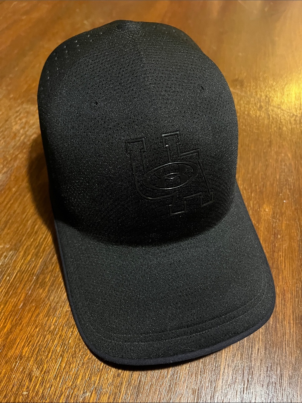 Black Stealthform UA Logo Cap L/XL